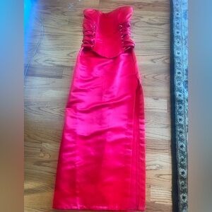 Jessica McClintock Vibrant Red Dress